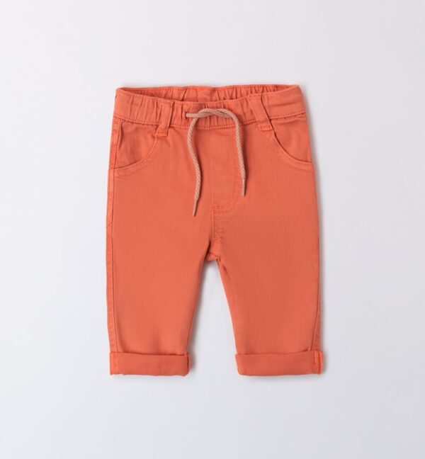 Pantalone tessuto navetta lungo