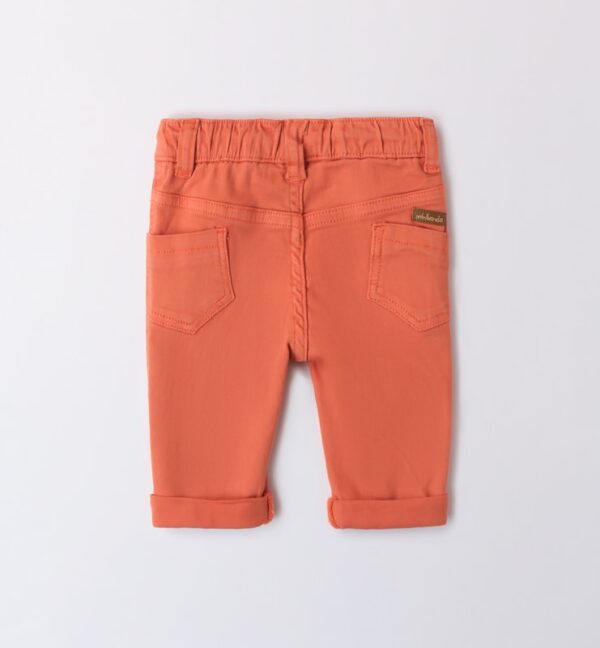 Pantalone tessuto navetta lungo