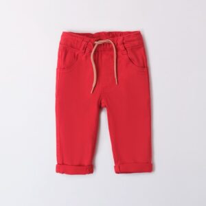 Pantalone tessuto navetta lungo