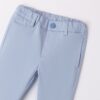 Pantalone tessuto navetta lungo