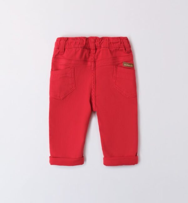 Pantalone tessuto navetta lungo
