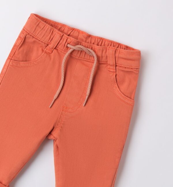 Pantalone tessuto navetta lungo