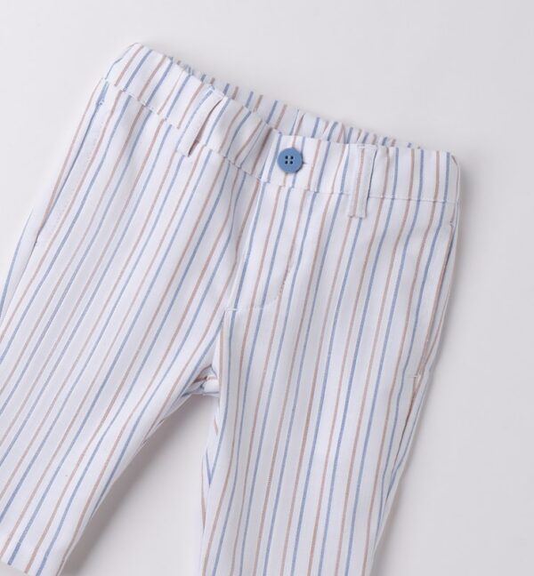 Pantalone tessuto navetta lungo