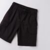Pantalone tessuto navetta corto