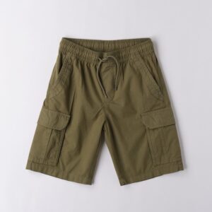 Pantalone tessuto navetta corto