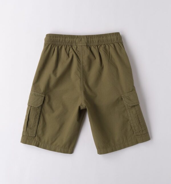 Pantalone tessuto navetta corto