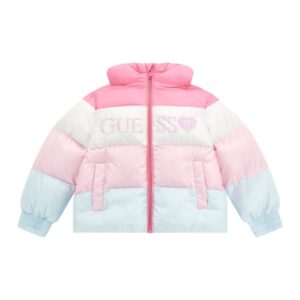 Padded hooded ls jacket w/zip