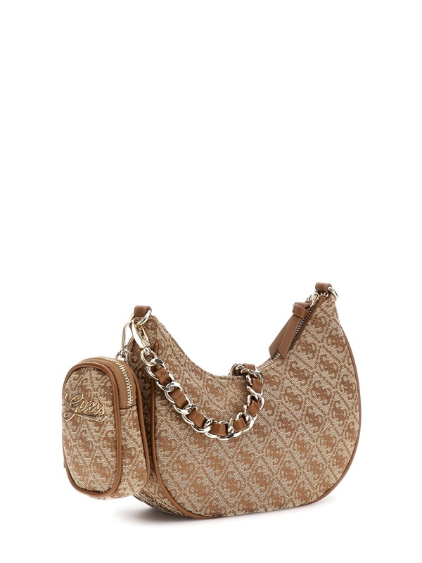 Jacquard hobo bag