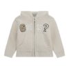 Hooded ls sweater w/zip