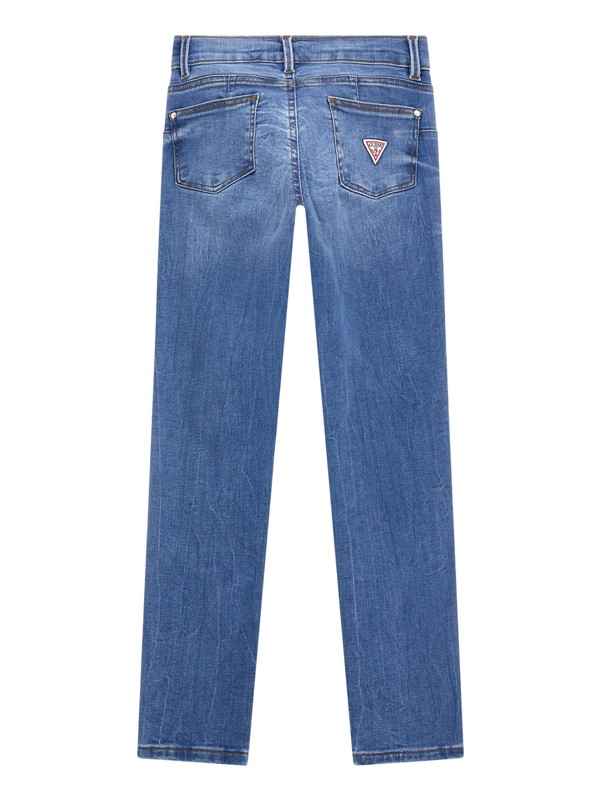 Stretch denim skinny pants