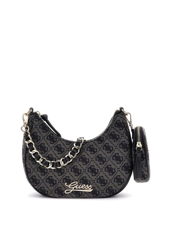 Jacquard hobo bag