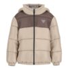 Padded hooded ls jacket w/zip