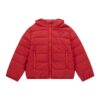 Hooded ls padded puffer w/zip