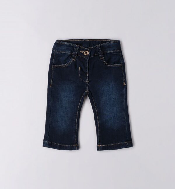 Pantalone denim lungo
