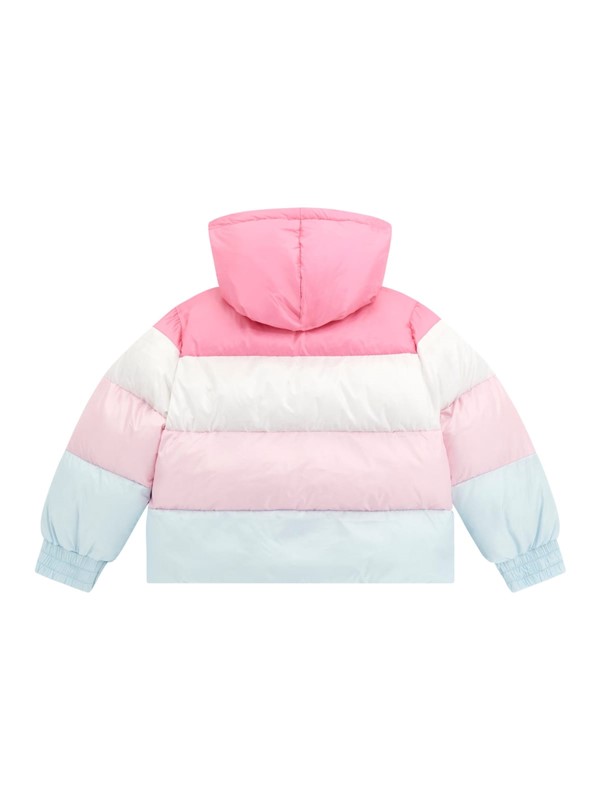 Padded hooded ls jacket w/zip