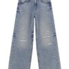 Rigid denim 90s pants