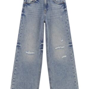 Rigid denim 90s pants
