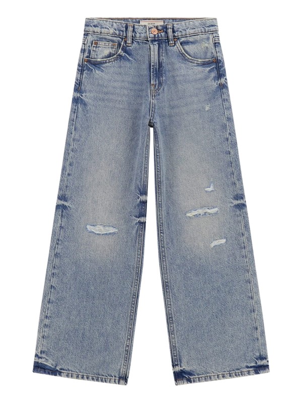 Rigid denim 90s pants