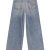 Rigid denim 90s pants