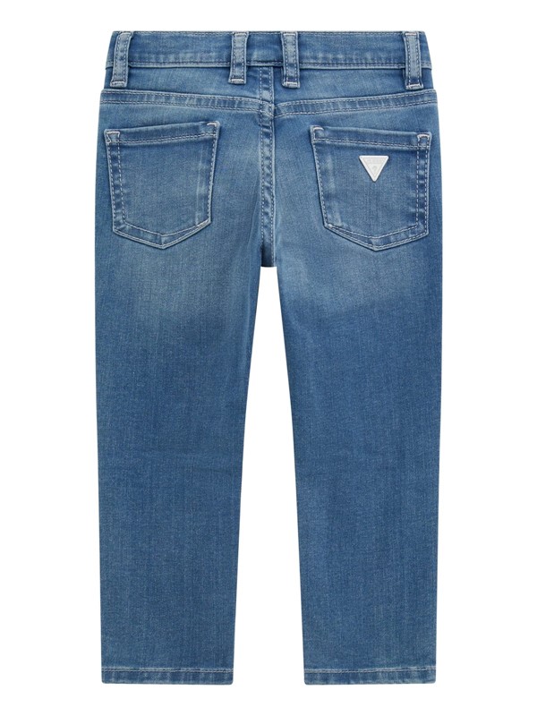 Stretch denim skinny pants