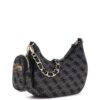 Jacquard hobo bag