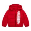 Ls hooded padded jacket w/ zip
