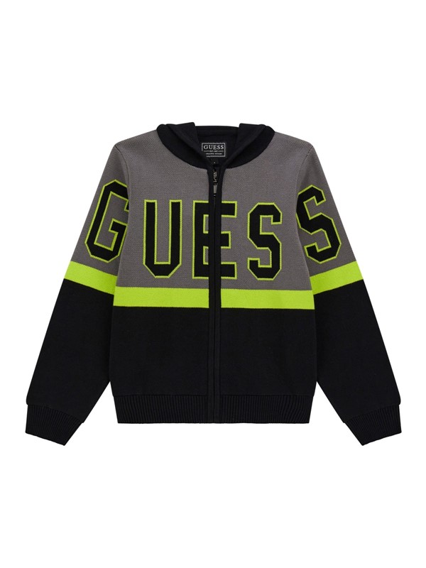 Hooded ls sweater w/zip