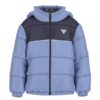 Padded hooded ls jacket w/zip