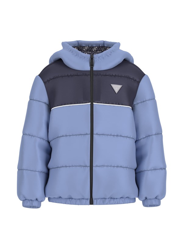 Padded hooded ls jacket w/zip
