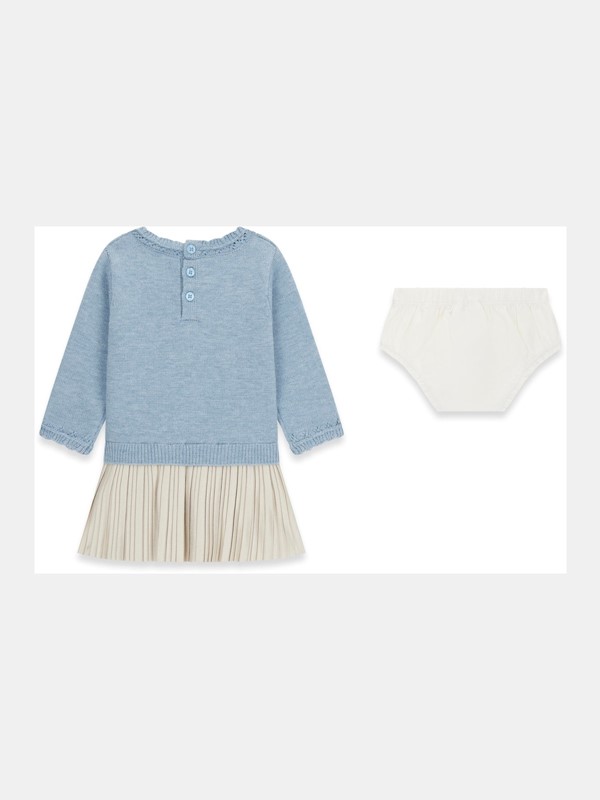 Set ls mix fab dress+panties