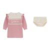 Set knit dress+ panties