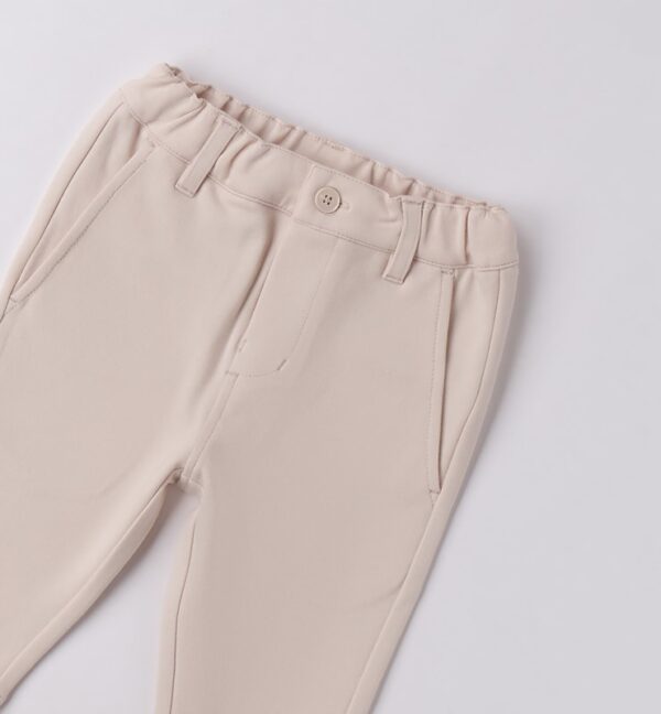 Pantalone maglia tagliata lungo