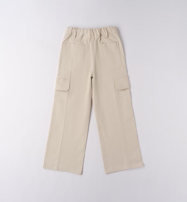 Pantalone tessuto navetta lungo