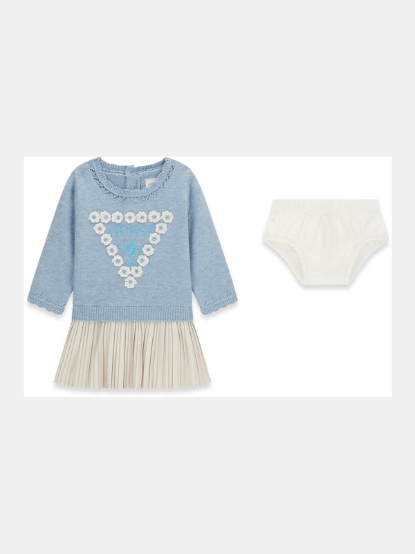 Set ls mix fab dress+panties