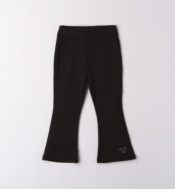 Pantalone maglia tagliata lungo