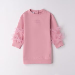 Abito maglia tagliata con manica