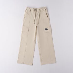 Pantalone tessuto navetta lungo