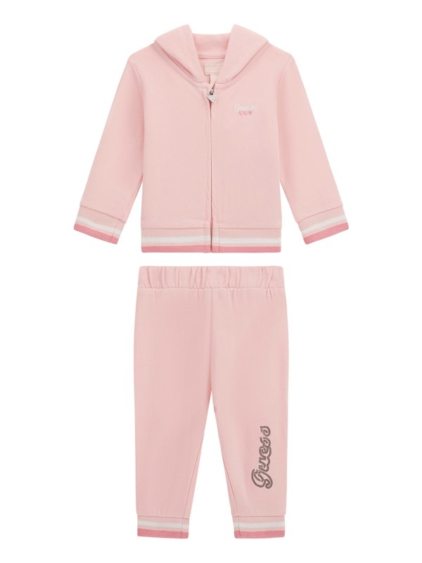 Set hooded ls active top+pants