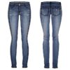 Stretch denim skinny pants