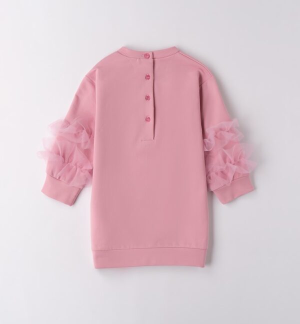 Abito maglia tagliata con manica