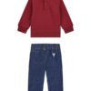 Set sweatshirt + denim pants