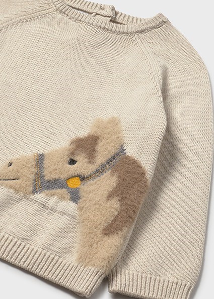 Maglioncino intarsio animal