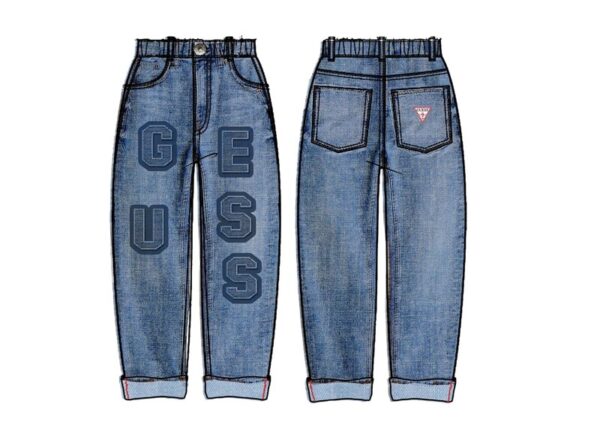 Oversize baloon rgd dnm pants