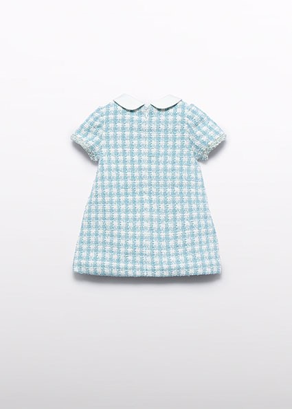 Vestito quadri lurex