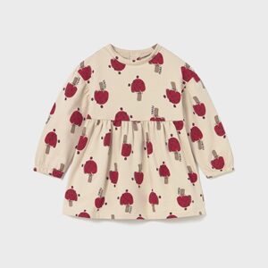 Vestito felpa stampa