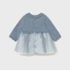 Vestito tricot e tulle