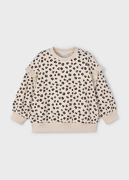 Felpa volant maniche