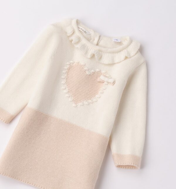 Abito tricot con manica