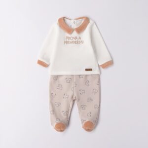 Tutina due pezzi con piede