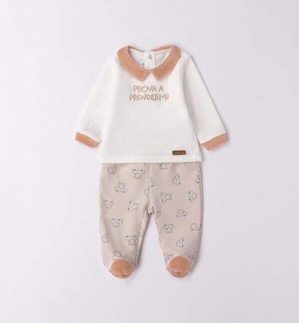 Tutina due pezzi con piede